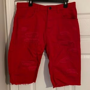 Red size 36 shorts